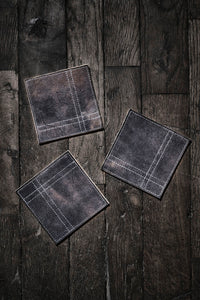 Beckert Leder-Untersetzer
